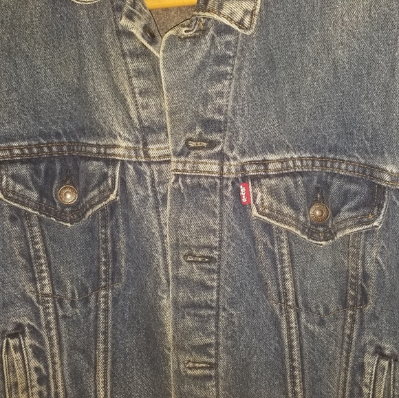 Vntg. Levi's 527 Trucker Blanker Lined Jacket - Picture 5 of 13